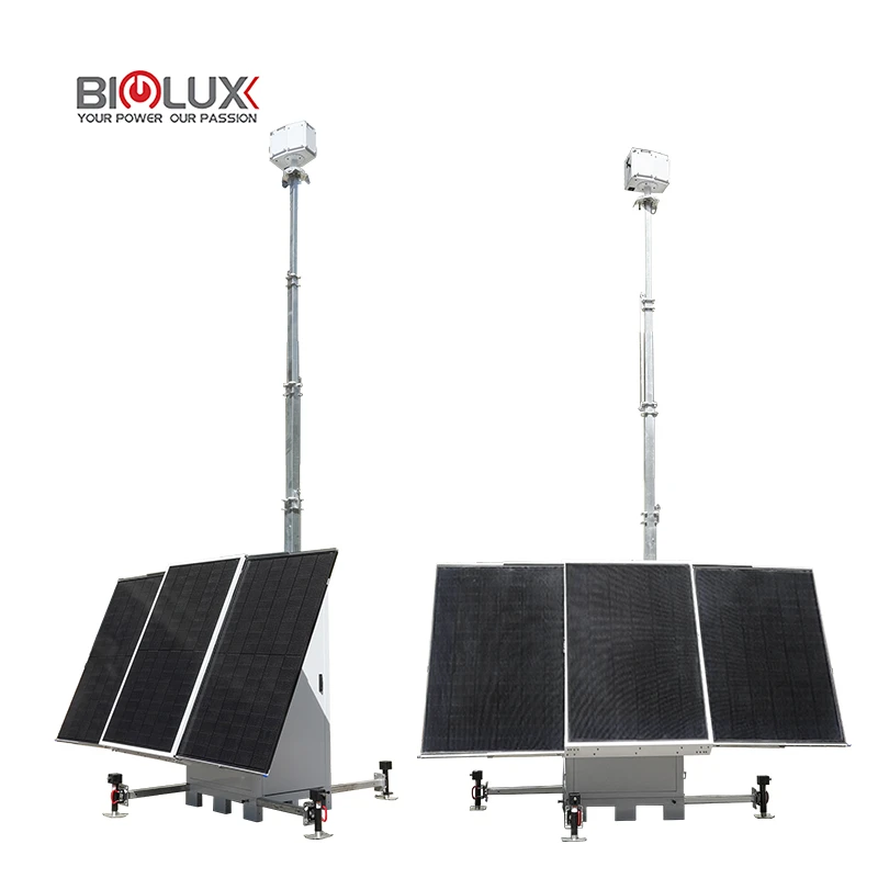 Torre solar de vigilancia compacta BIGLUX HiCUBE